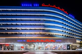 Hotel Front - Evening or Night